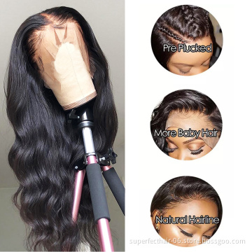 straight lace front human hair wigs human hair hd full lace wigs 100% virgin human hair
